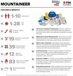 Adventure Medical Kits Mountain Series Mountaineer Medical Kit -Cheap Health & Safety Store 13816c47 8057 409d b8aa 9df3d09d5109