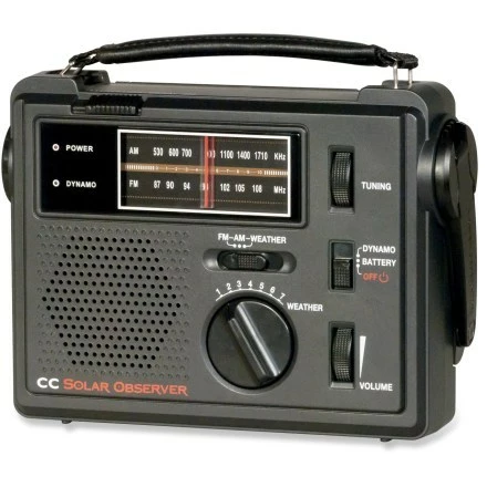C Crane CC Solar Observer AM/FM/Weather Windup Emergency Radio 1 C Crane CC Solar Observer AM/FM/Weather Windup Emergency Radio