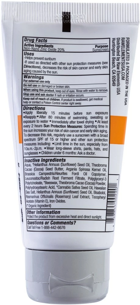 Raw Elements Tinted Daily Face Moisturizer SPF 30 Tube - 1.8 oz. 2 Raw Elements Tinted Daily Face Moisturizer SPF 30 Tube - 1.8 oz. - Image 2