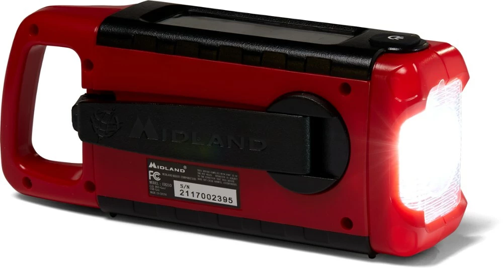 Midland ER210 E+READY Compact Emergency Crank WX Radio 3 Midland ER210 E+READY Compact Emergency Crank WX Radio - Image 3
