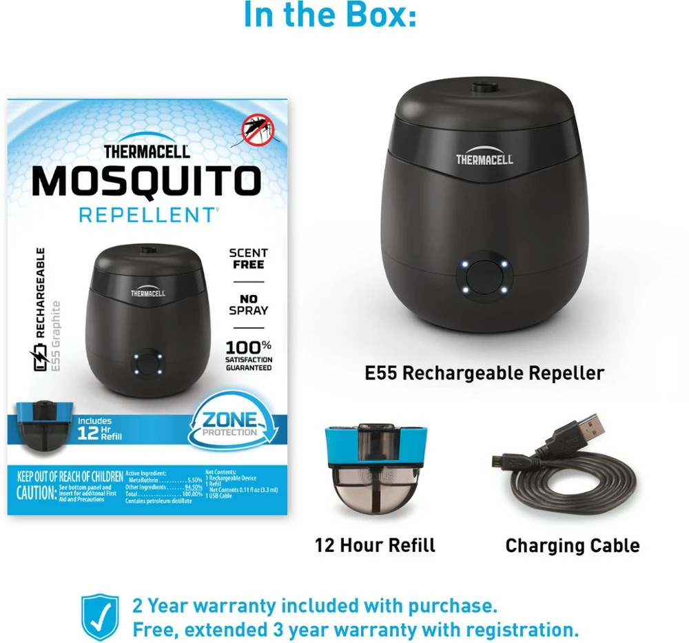 Thermacell E55 Rechargeable Mosquito Repeller 2 Thermacell E55 Rechargeable Mosquito Repeller - Image 2