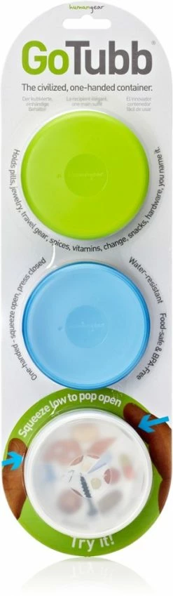 humangear GoTubb Medium Containers - Package of 3
