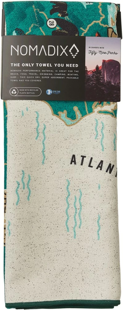 Nomadix National Parks Maps Original Towel 3 Nomadix National Parks Maps Original Towel - Image 3