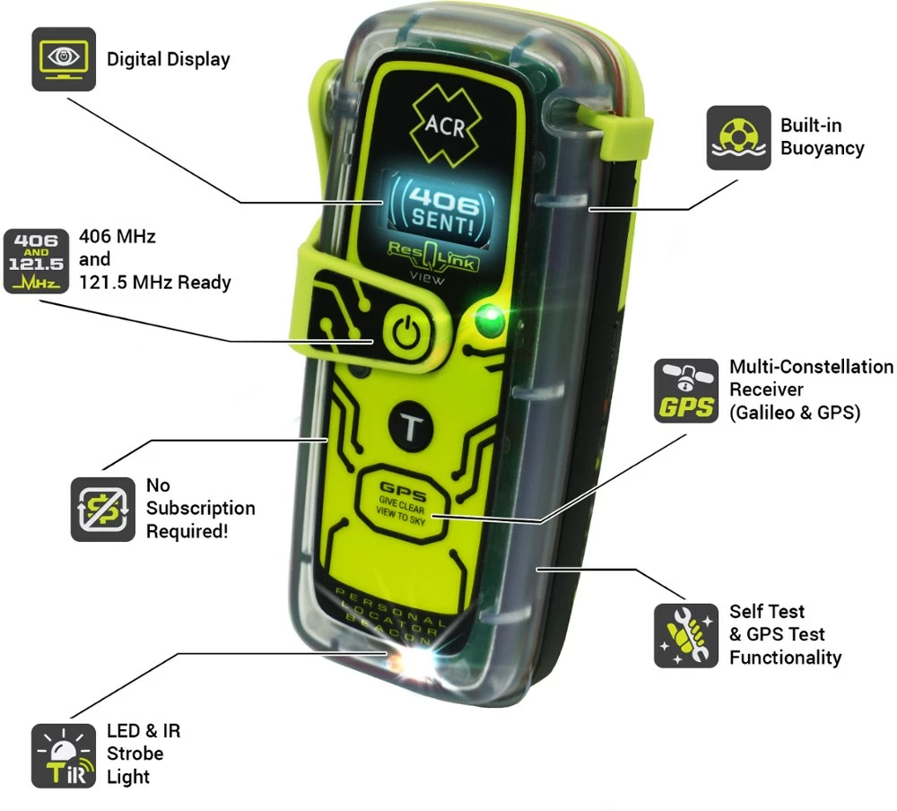 ACR Electronics ResQLink View Personal Locator Beacon 9 ACR Electronics ResQLink View Personal Locator Beacon - Image 9