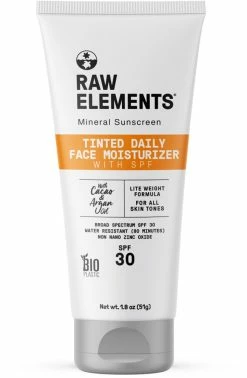 Raw Elements Tinted Daily Face Moisturizer SPF 30 Tube - 1.8 oz.