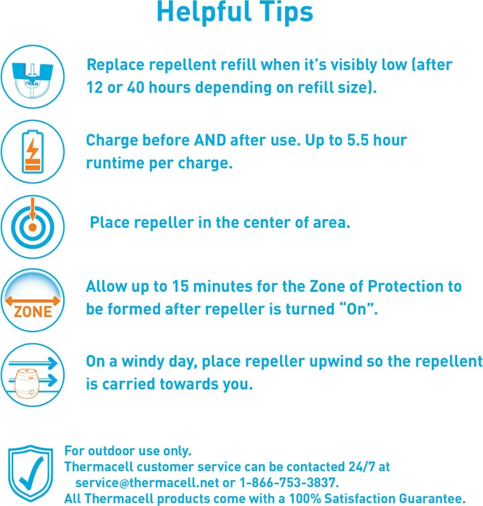 Thermacell E55 Rechargeable Mosquito Repeller 9 Thermacell E55 Rechargeable Mosquito Repeller - Image 9