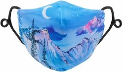 Sunday Afternoons Midnight Mountain Face Mask