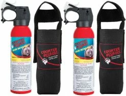 Counter Assault Bear Deterrent Spray with Holsters - Value Package of 2