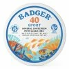 Badger SPF 40 Protect Land & Sea Clear Zinc Sunscreen Cream Tin - 2.4 oz.