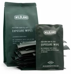 WILDLAND Poison Oak & Ivy Exposure Wipes - Package of 12