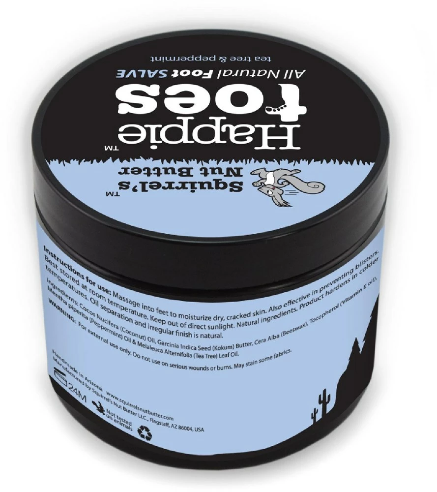Squirrels Nut Butter Happie Toes Salve - 4 oz. 2 Squirrels Nut Butter Happie Toes Salve - 4 oz. - Image 2